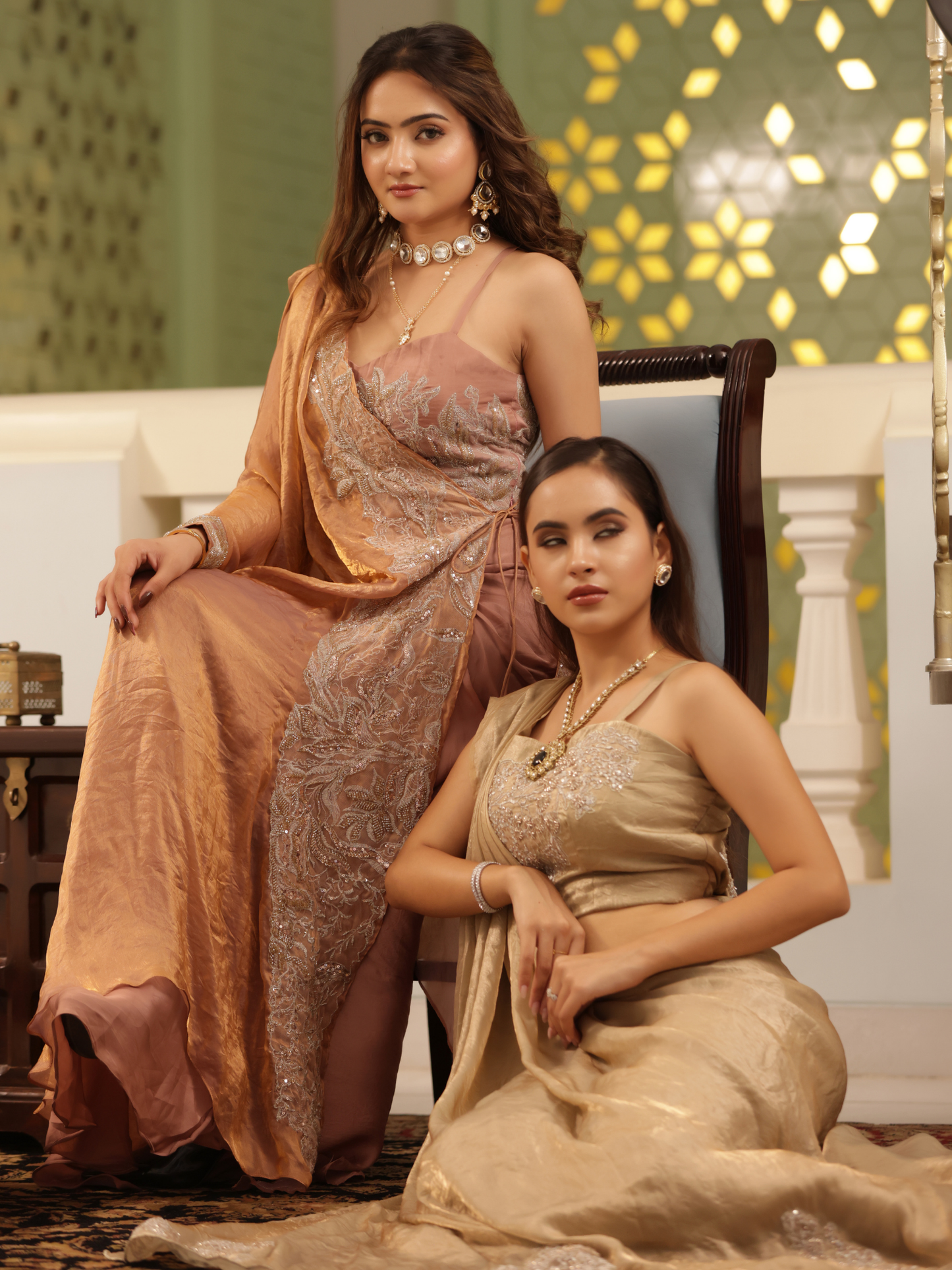 Silk Saree Set
