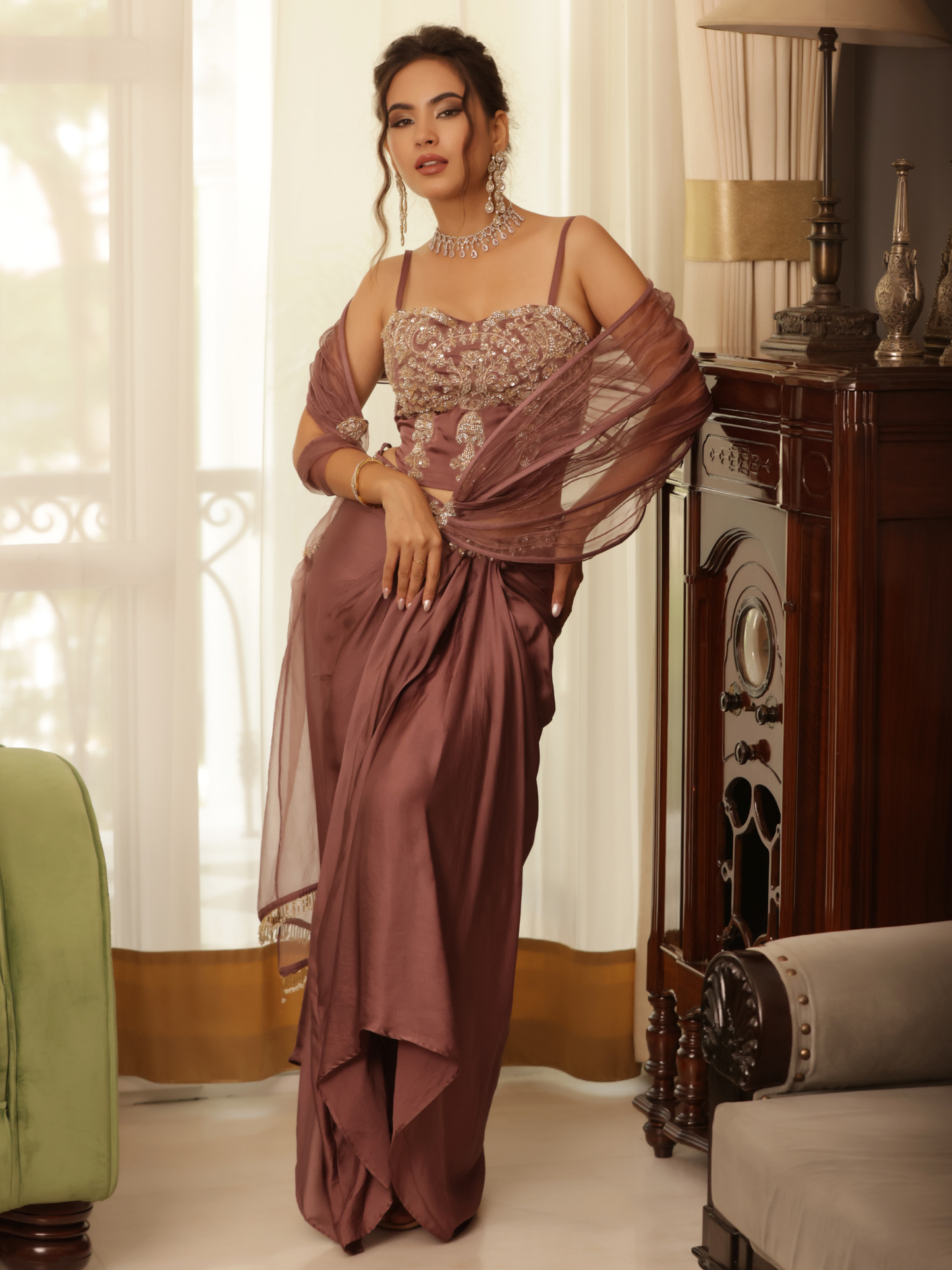 Saree Skirt Set