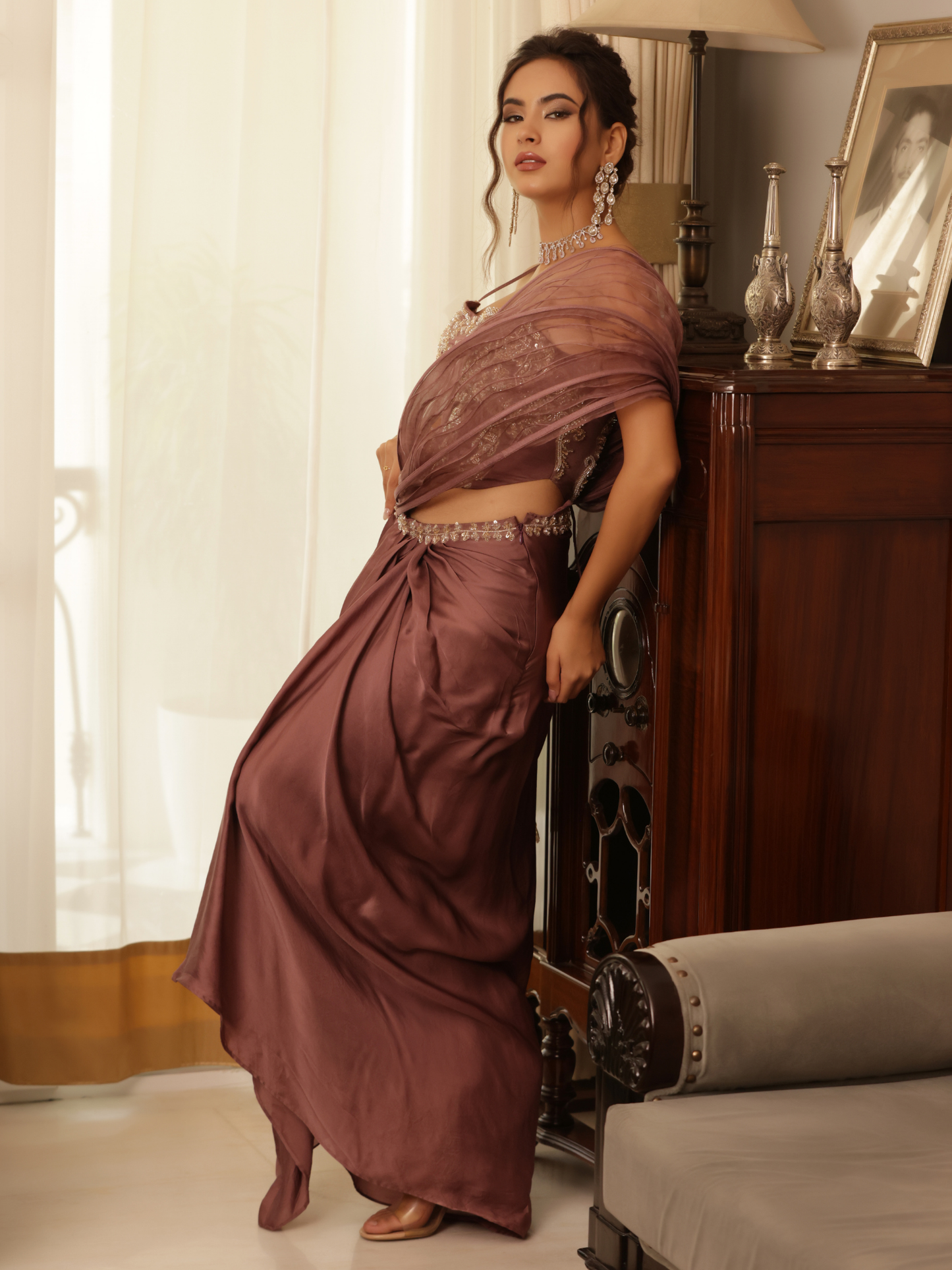Saree Skirt Set