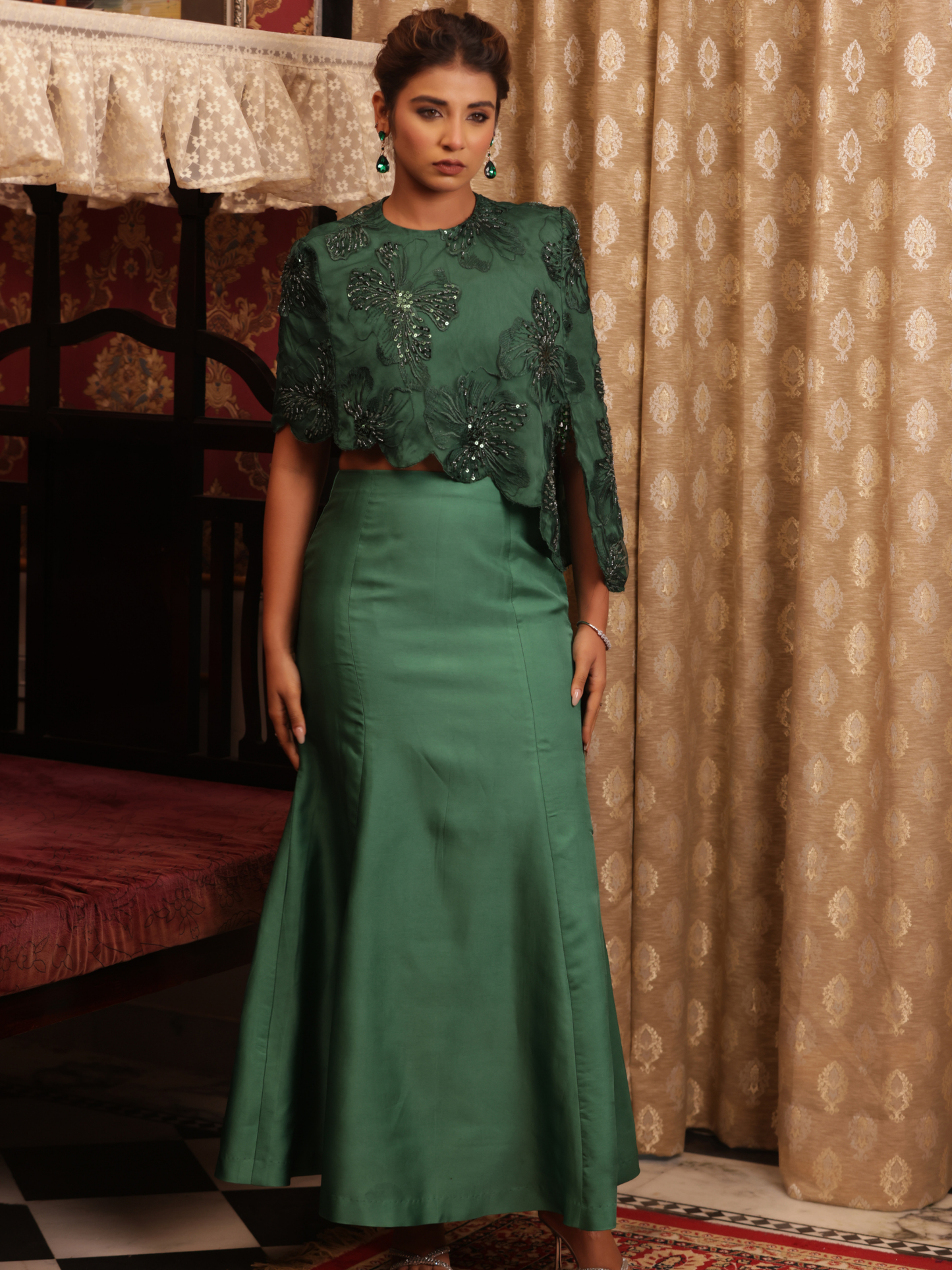 Marquise Set Emerald