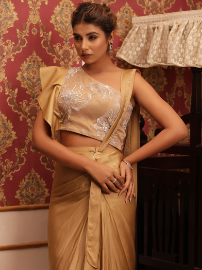 Drape Ruffle Saree