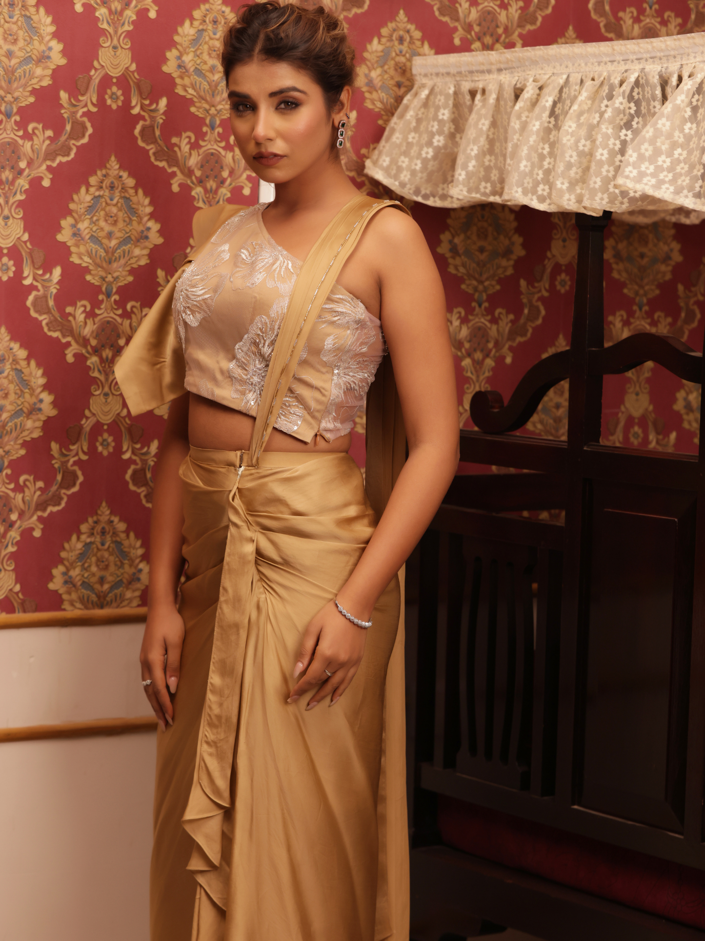 Drape Ruffle Saree