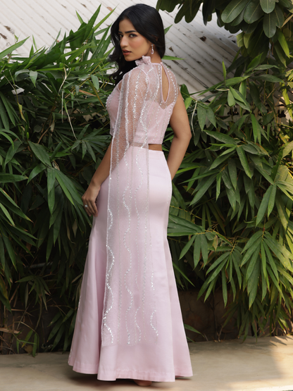 Bling Top Veil & Skirt Set
